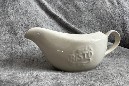 White bisto gravy boat - gravy,